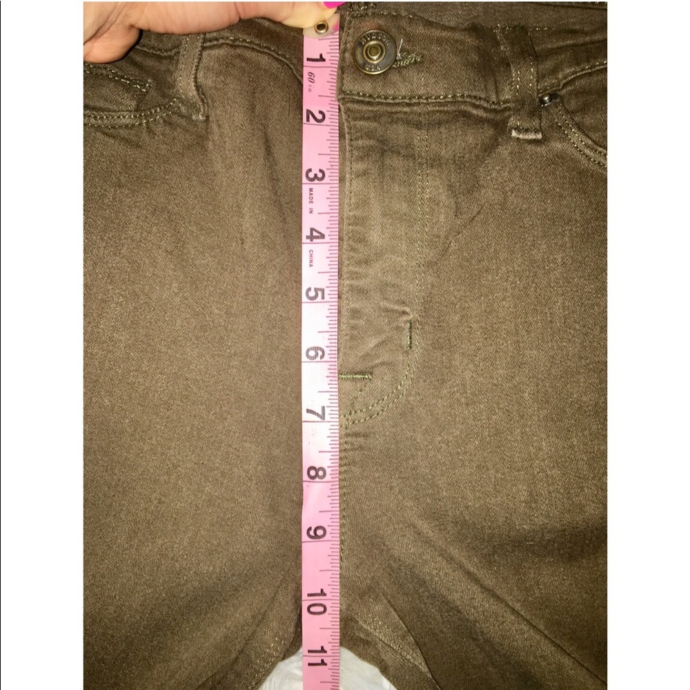 HUDSON SUPER SKINNY JEANS: “Nico”/Midrise/Olive - Picture 5 of 8
